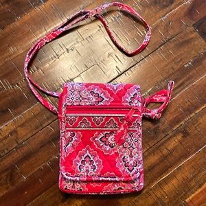 Vintage Vera Bradley Crossbody bag. Frankly Scarlet.